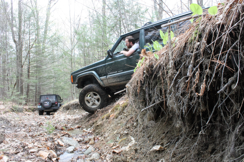 Illustration for article titled Jeeps in the Woods.